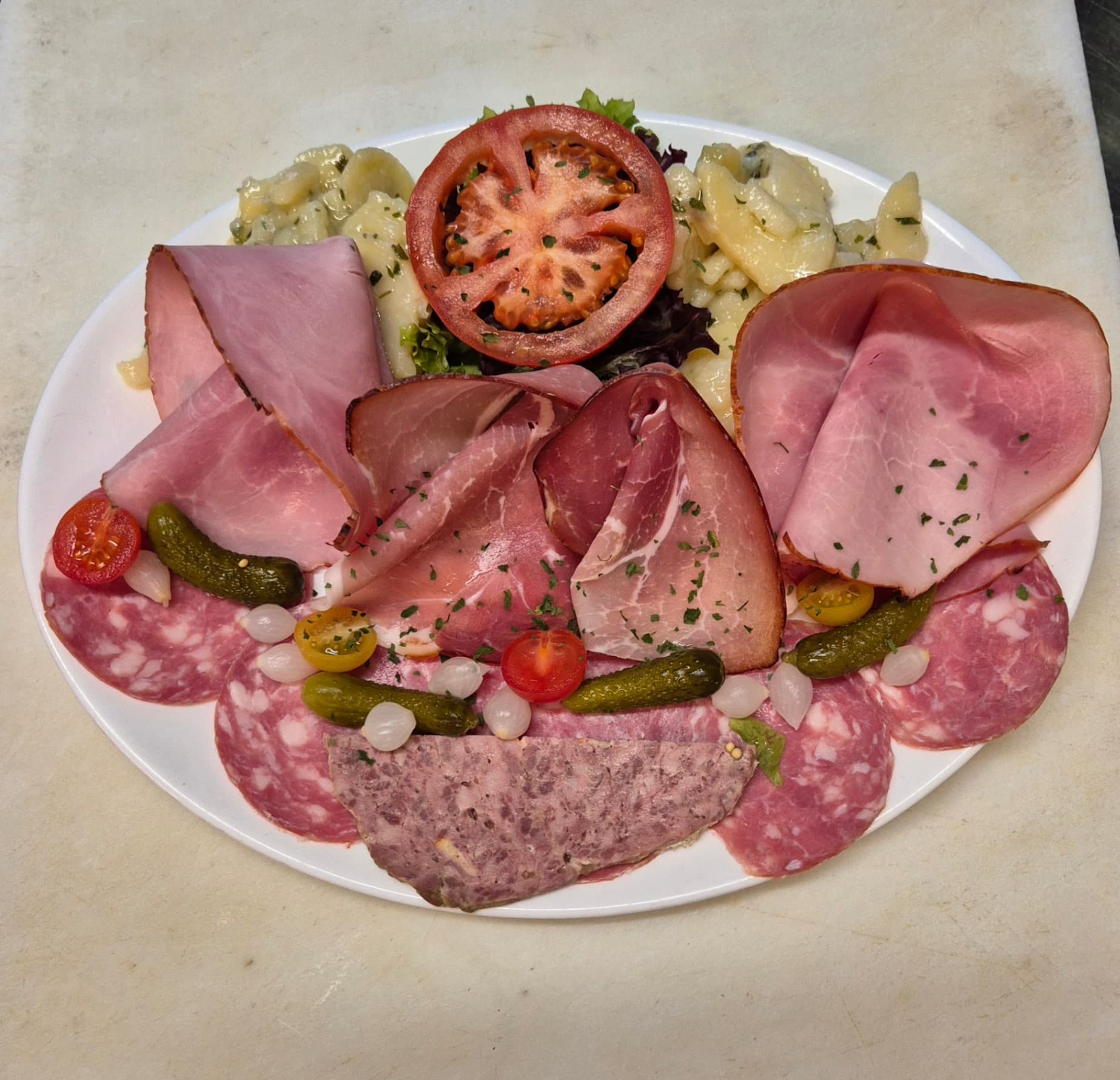 Assiette charcuterie