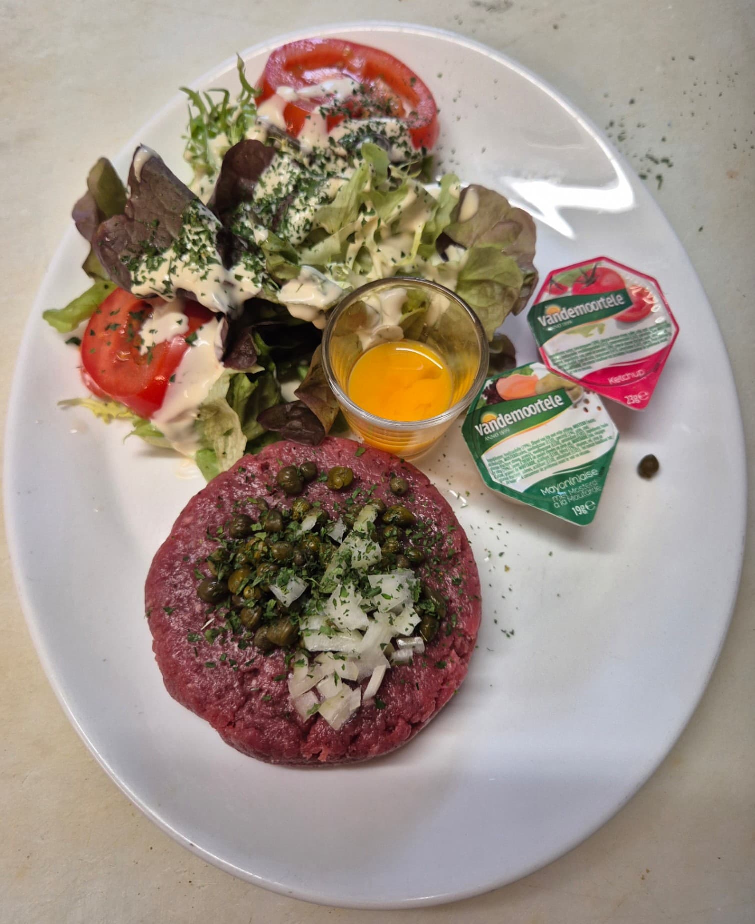 Filet américain/frites